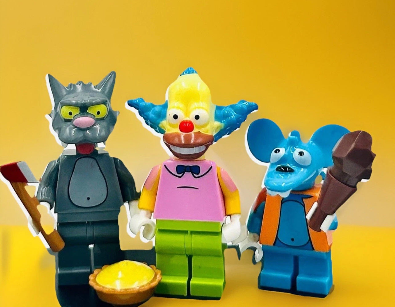 #0662, #0663 & #0664 - Krusty The Clown W/ Itchy & Scratchy